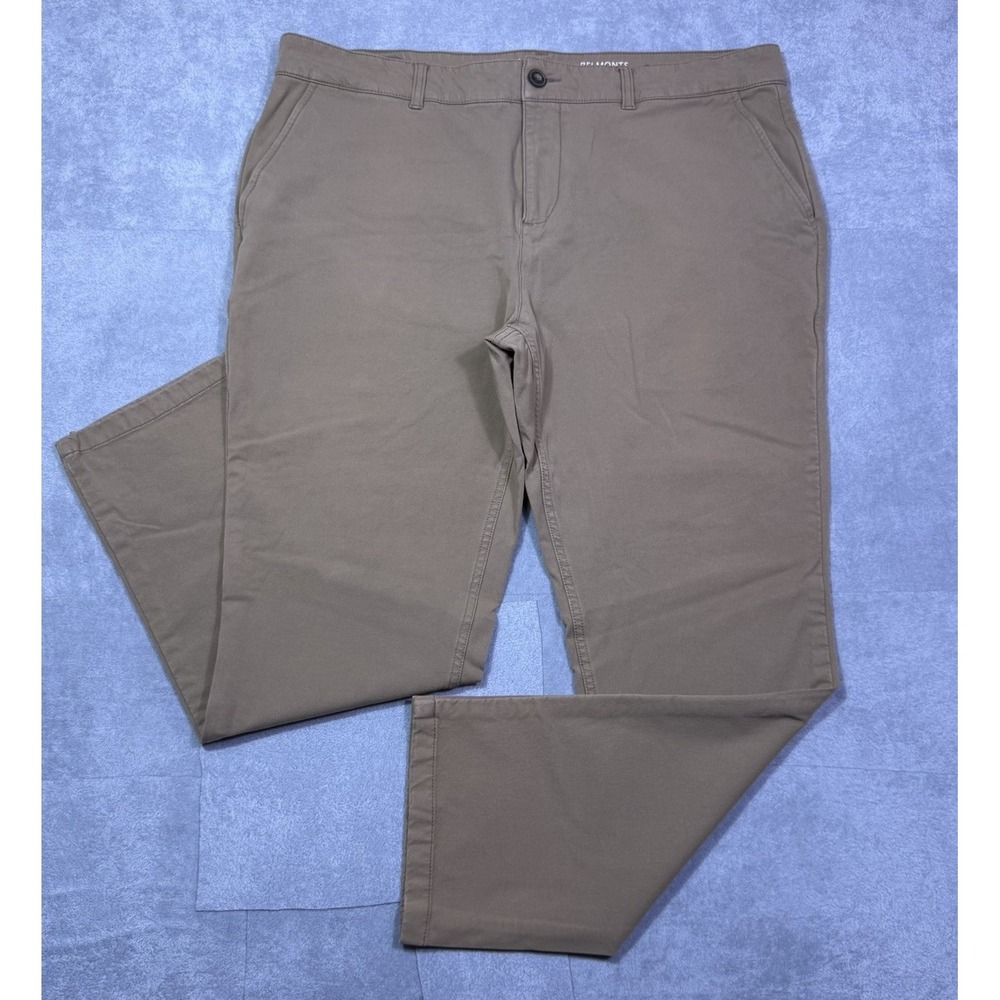 Mugsy Jeans Mens 40x30 BELMONTS Brown Slim Tapered Rayon Stretch Normcore K6PNBG